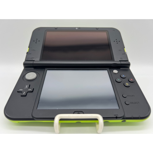 【液晶美品】Newニンテンドー3DS LL ライム ブラック 本体 任天堂