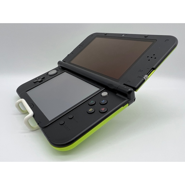 【液晶美品】Newニンテンドー3DS LL ライム ブラック 本体 任天堂