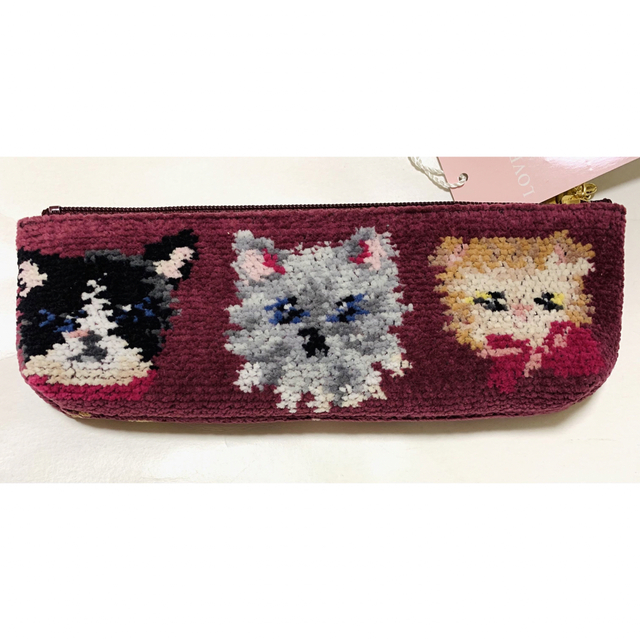 フェイラー FEILER 猫 ラブラリーキャッツ ペンケース ポーチ-