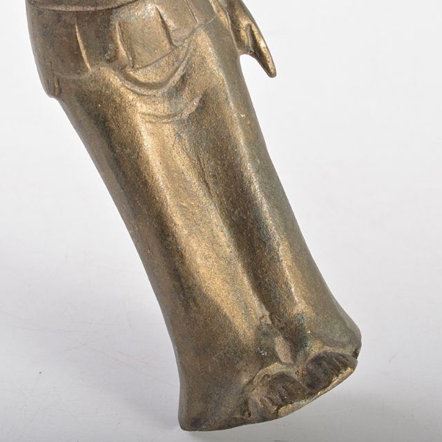 仏教美術　古銅鍍金　誕生仏　仏像　V　R5530