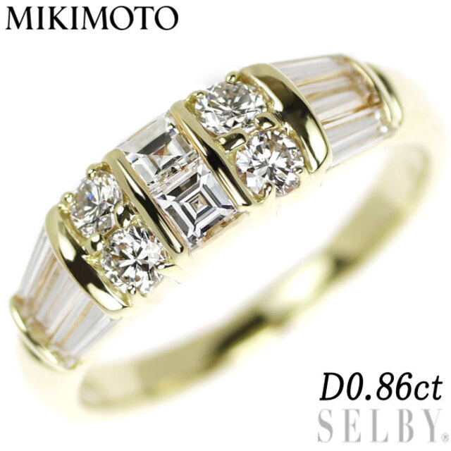 公式の - MIKIMOTO ミキモト 0.86ct リング ダイヤモンド K18YG リング