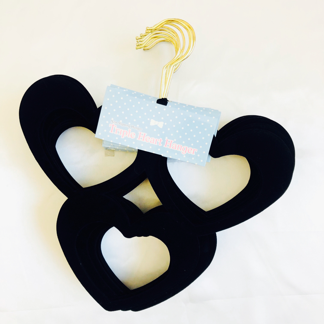 PEACH JOHN(ピーチジョン)のtriple heart hanger(11本セット) インテリア/住まい/日用品の収納家具(押し入れ収納/ハンガー)の商品写真