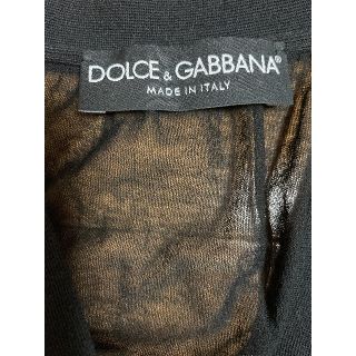 ドルチェアンドガッバーナ(DOLCE&GABBANA)のDOLCE&GABBANA黒トップス(シャツ/ブラウス(半袖/袖なし))