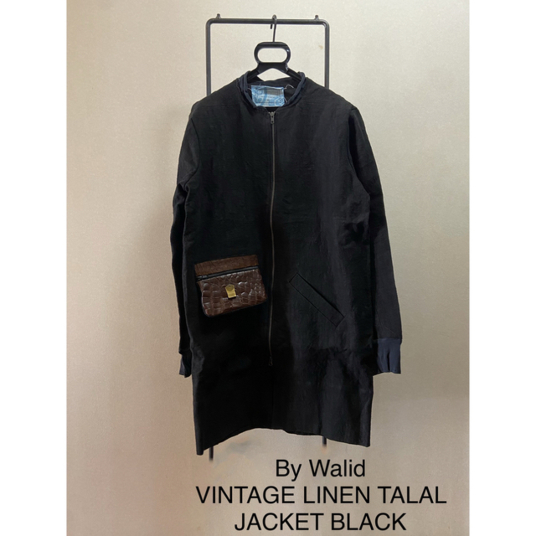 By Walid VINTAGE LINEN TALAL JACKET 未使用 メンズのジャケット/アウター(ステンカラーコート)の商品写真