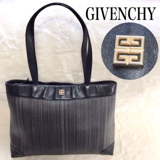 ジバンシィ(GIVENCHY)のGIVENCHY ジバンシー 大容量 トートバッグ ヴィンテージ PVCレザー(トートバッグ)