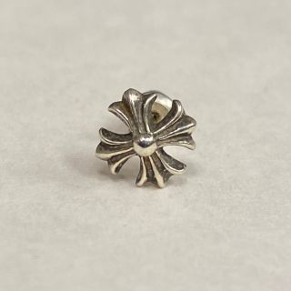 クロムハーツ(Chrome Hearts)の美品　定価5.5万　クロムハーツ CHプラススタッド ピアス SV925　正規品(ピアス(片耳用))