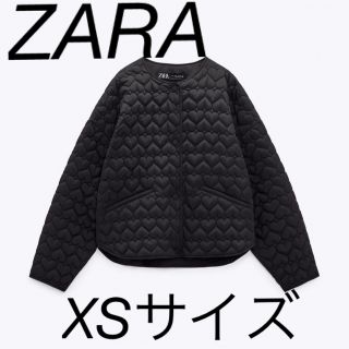 ザラ(ZARA)の【ラスト1点】ZARA ハートキルティングジャケット(ダウンジャケット)