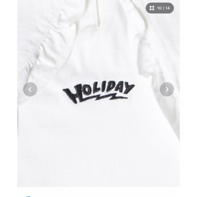 holiday(ホリデイ)の holidayスーパーファインドライスクエアカラーロングリープtops レディースのトップス(カットソー(長袖/七分))の商品写真