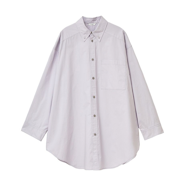 CLANE(クラネ)のCLANE♡HUGE SHIRT  LIGHTPURPLE  size1 新品 レディースのトップス(シャツ/ブラウス(長袖/七分))の商品写真