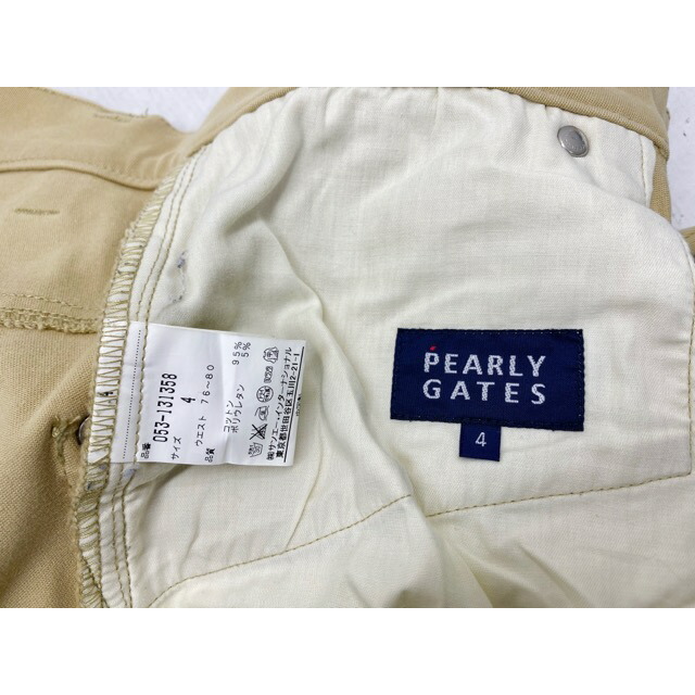 PEARLY GATES(パーリーゲイツ)のPEARLY GATES（パーリーゲイツ）053-131358　ストレッチ　パンツ【中古】【007】 メンズのパンツ(その他)の商品写真