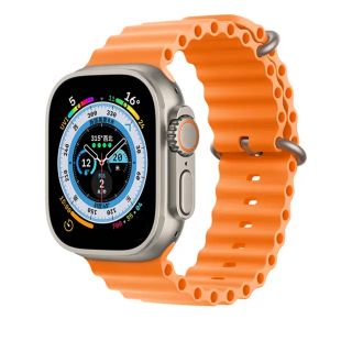 AppleWatch 風 スマートウォッチ kd99ultra オレンジ(腕時計(デジタル))