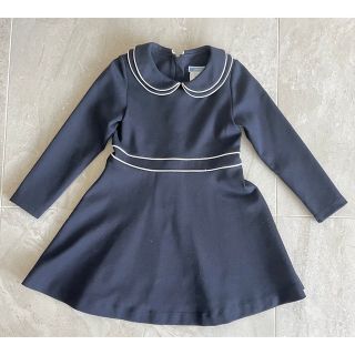 ジャカディ(Jacadi)のJacadiネイビーワンピース　110cm(ワンピース)