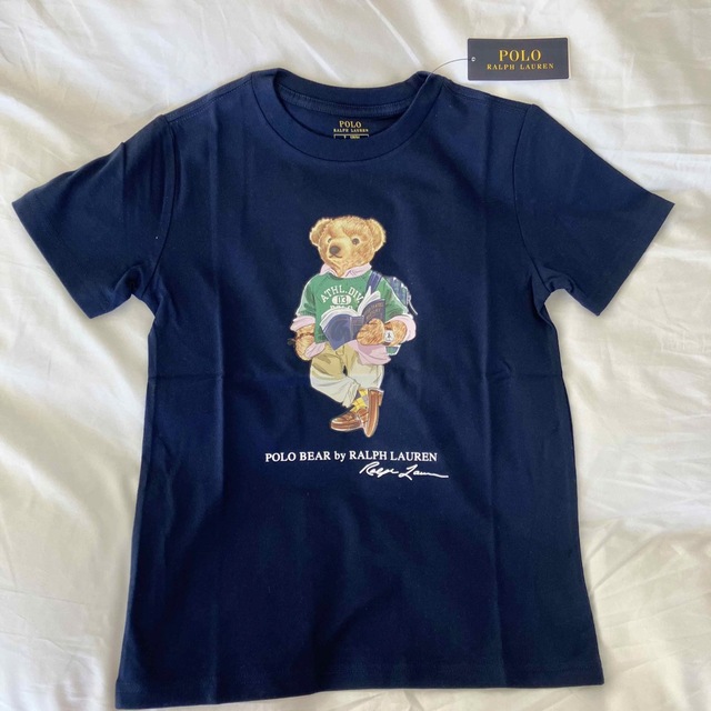 Ralph Lauren(ラルフローレン)のL160-165cm  紺　読書ベア　ラルフローレン　兄弟親子コーデ メンズのトップス(Tシャツ/カットソー(半袖/袖なし))の商品写真