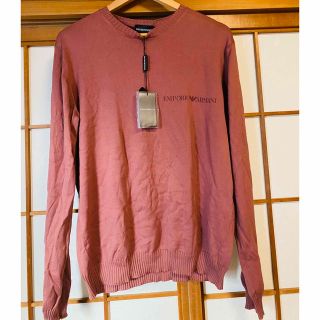 エンポリオアルマーニ(Emporio Armani)のアルマーニ　メンズ　大きい服　長袖　セーター　52 XL相当　新品　タグ付き(ニット/セーター)