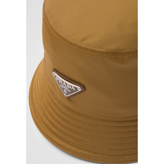 PRADA - PRADA RE-NYLON BUCKET HAT BROWN “XLサイズ”