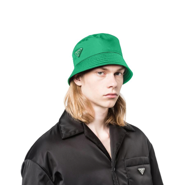 PRADA(プラダ)のPRADA RE-NYLON BUCKET HAT GREEN “XXLサイズ” メンズの帽子(ハット)の商品写真