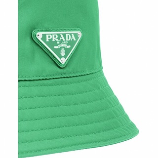 プラダ(PRADA)のPRADA RE-NYLON BUCKET HAT GREEN “XXLサイズ”(ハット)
