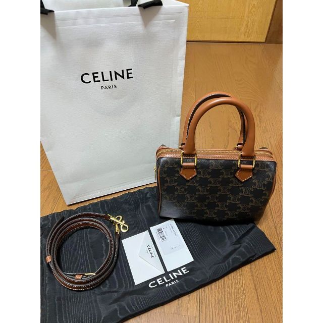 2022最新のスタイル celine - セリーヌ スモールボストン トリオンフ