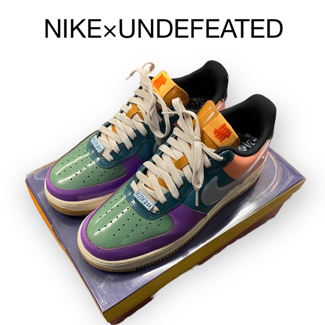 UNDEFEATED - NIKE×UNDEFEATED エアフォース1 パテント 27cm forceの