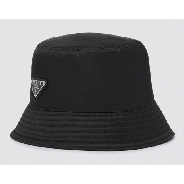 PRADA(プラダ)のPRADA NYLON BUCKET HAT BLACK “XLサイズ メンズの帽子(ハット)の商品写真