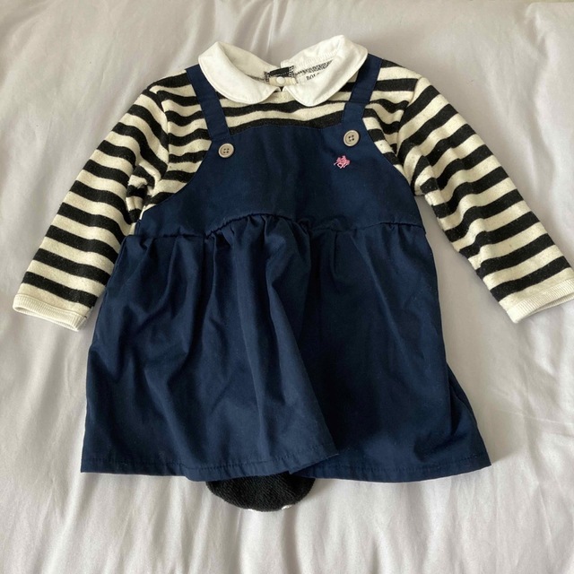 Polo Club(ポロクラブ)のPOLO Baby ワンピース風ロンパース 80サイズ キッズ/ベビー/マタニティのベビー服(~85cm)(ワンピース)の商品写真