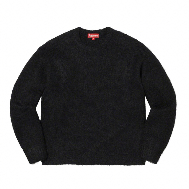 supreme mohair sweater black