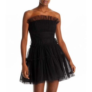 ビーシービージーマックスアズリア(BCBGMAXAZRIA)の❤️BCBGMAXAZRIA新作新品　黒、ピンク、白、　ワンピース　3色　ドレス(ミニワンピース)