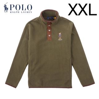 ポロラルフローレン(POLO RALPH LAUREN)のラルフローレン　ハイネック　フリース　オリーブ　XXLサイズ(その他)