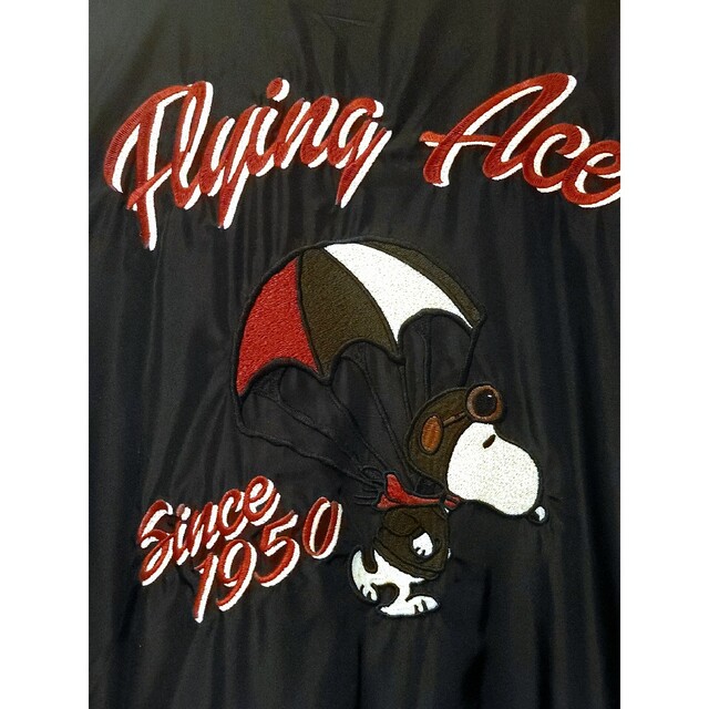 ロウブロウナックル×スヌーピー FLYING ACE MA-1ジャケット メンズのジャケット/アウター(ナイロンジャケット)の商品写真