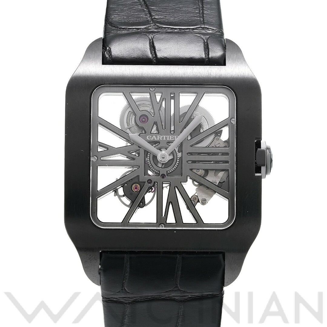 Cartier - 中古 カルティエ CARTIER W2020052 スケルトン メンズ 腕時計