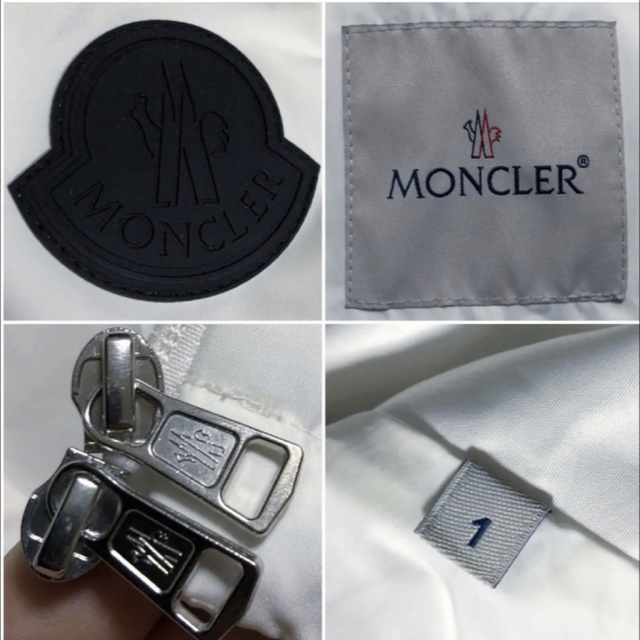 MONCLER(モンクレール)の2022  VESSILL モンクレール　ヴェッシル　 パーカー　ホワイト メンズのジャケット/アウター(ナイロンジャケット)の商品写真