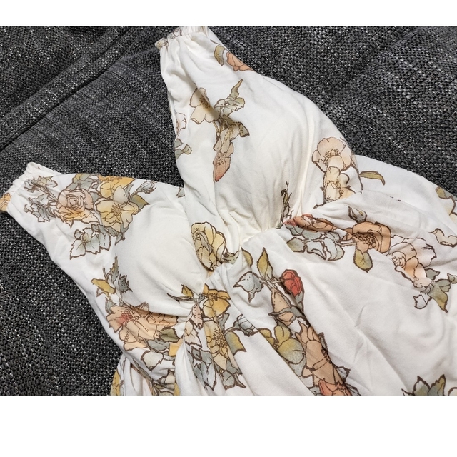 ジェラートピケ ミュシャと四つの花 ローズカシュクールドレス ジェラートピケ ミュシャと四つの花 ローズカシュクールドレス