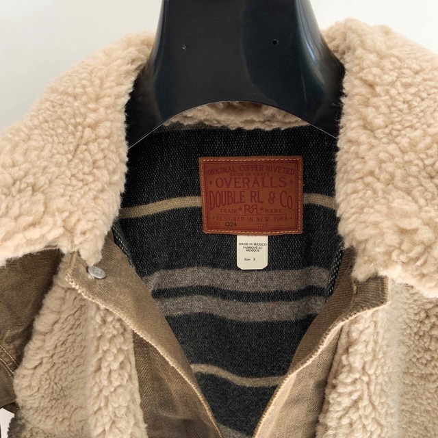 新品*RRL*フリースパネルド デニム ジャケット*M* ダブルアールエル