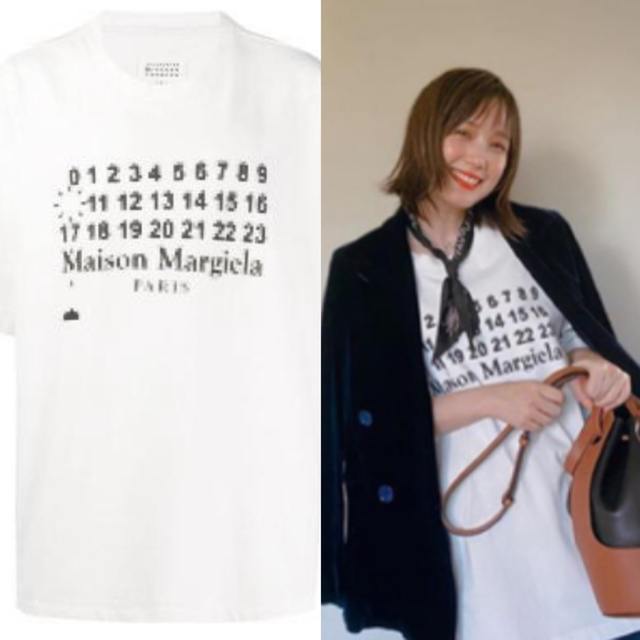 Tシャツ/カットソー(半袖/袖なし)正規 19AW Maison Margiela マルジェラ ロゴ Tシャツ