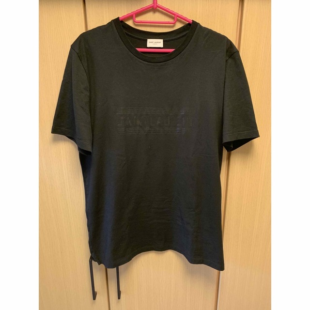 正規 21SS Saint Laurent サンローランパリ ロゴ TシャツTシャツ/カットソー(半袖/袖なし)