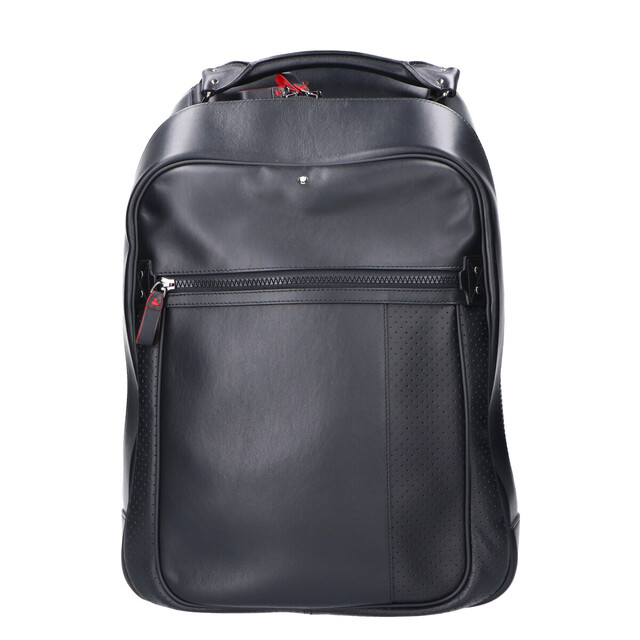 美品❗MONTBLANC モンブラン バックパック 大容量 本革ブラック - 通販