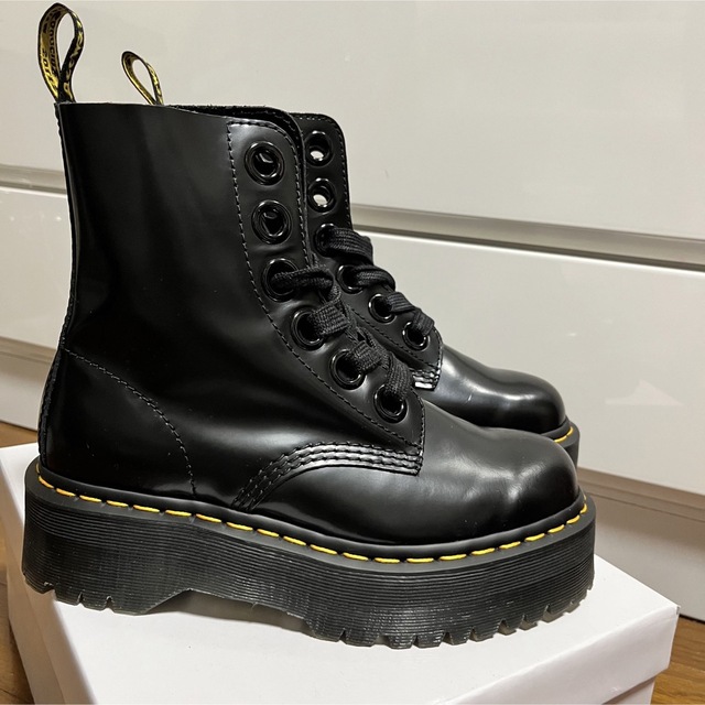 dr.martens molly 6ホール　厚底　美品！