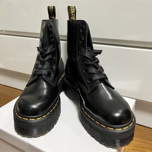 【専用】Dr.Martens MOLLY UK5 黒 厚底 パテント