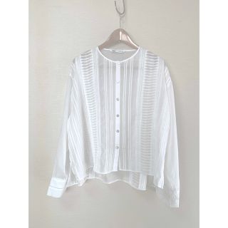 ザラ(ZARA)のZARA デコラティブトリムシャツ(シャツ/ブラウス(長袖/七分))