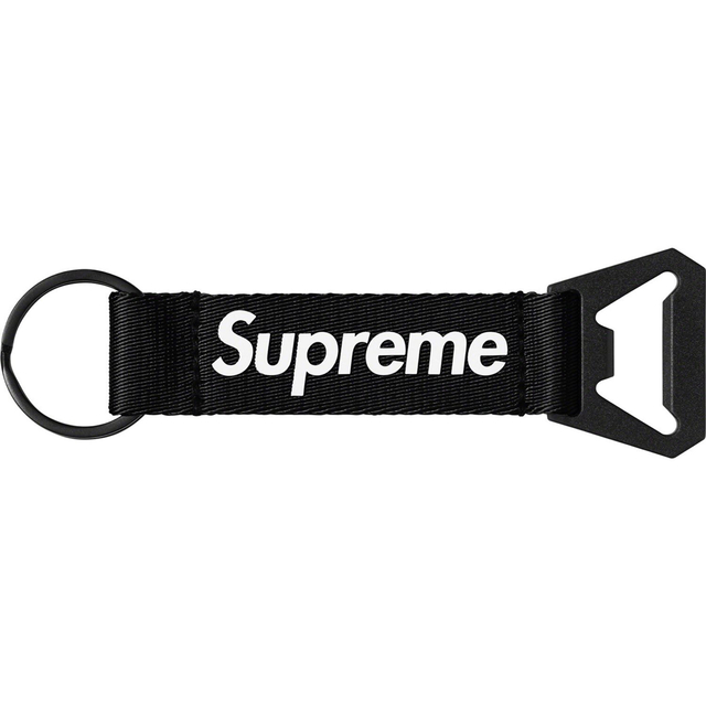 激安挑戦中 新品 Supreme Webbing Keychain Black agapeeurope.org