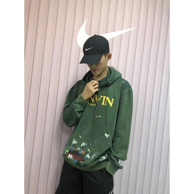 LANVIN X GALLERY DEPARTMENT ロゴフーディ パーカー bskampala.com