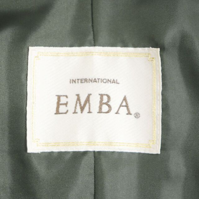 極美品▼EMBA エンバ FOX フォックス 本毛皮ジャケット/ショートコート ブラウン×イエロー 毛質柔らか・ボリューム◎　g02-st30210-041 レディースのジャケット/アウター(毛皮/ファーコート)の商品写真