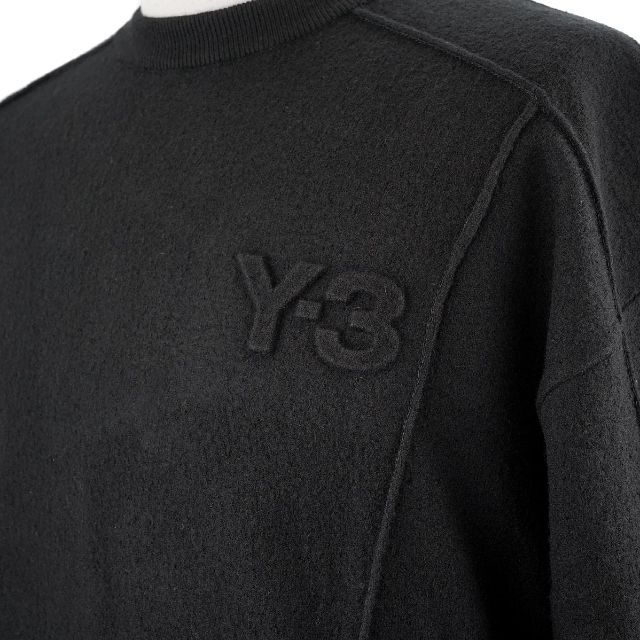 Y-3(ワイスリー)のセーター Y-3 ワイスリー HB2783 ブラック M メンズのトップス(ニット/セーター)の商品写真