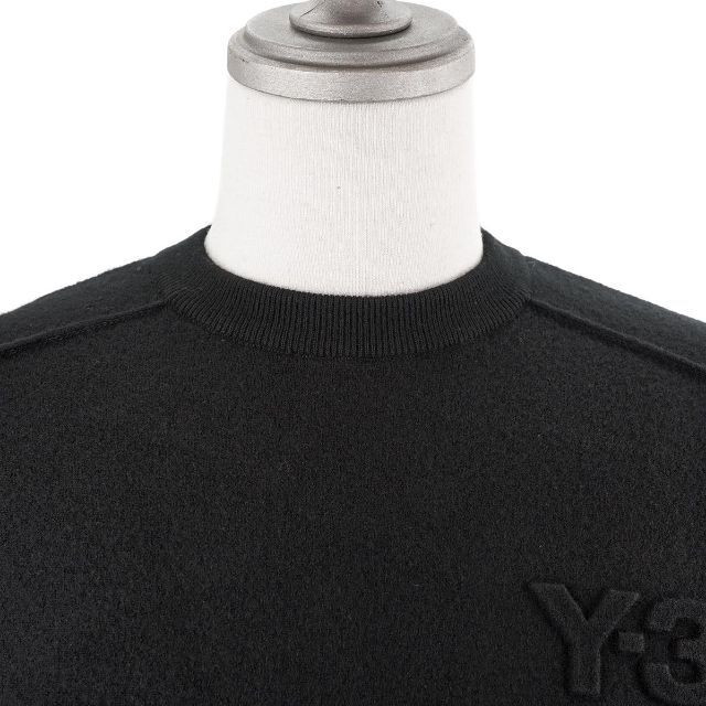 Y-3(ワイスリー)のセーター Y-3 ワイスリー HB2783 ブラック M メンズのトップス(ニット/セーター)の商品写真