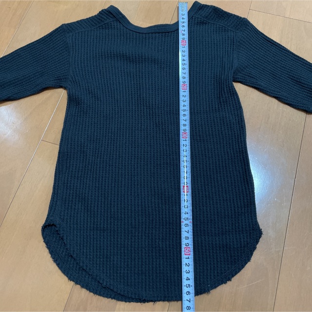 GLOBAL WORK(グローバルワーク)のGLOBAL WORK kids 2WAYワッフルヘンリーワンピース キッズ/ベビー/マタニティのキッズ服女の子用(90cm~)(ワンピース)の商品写真