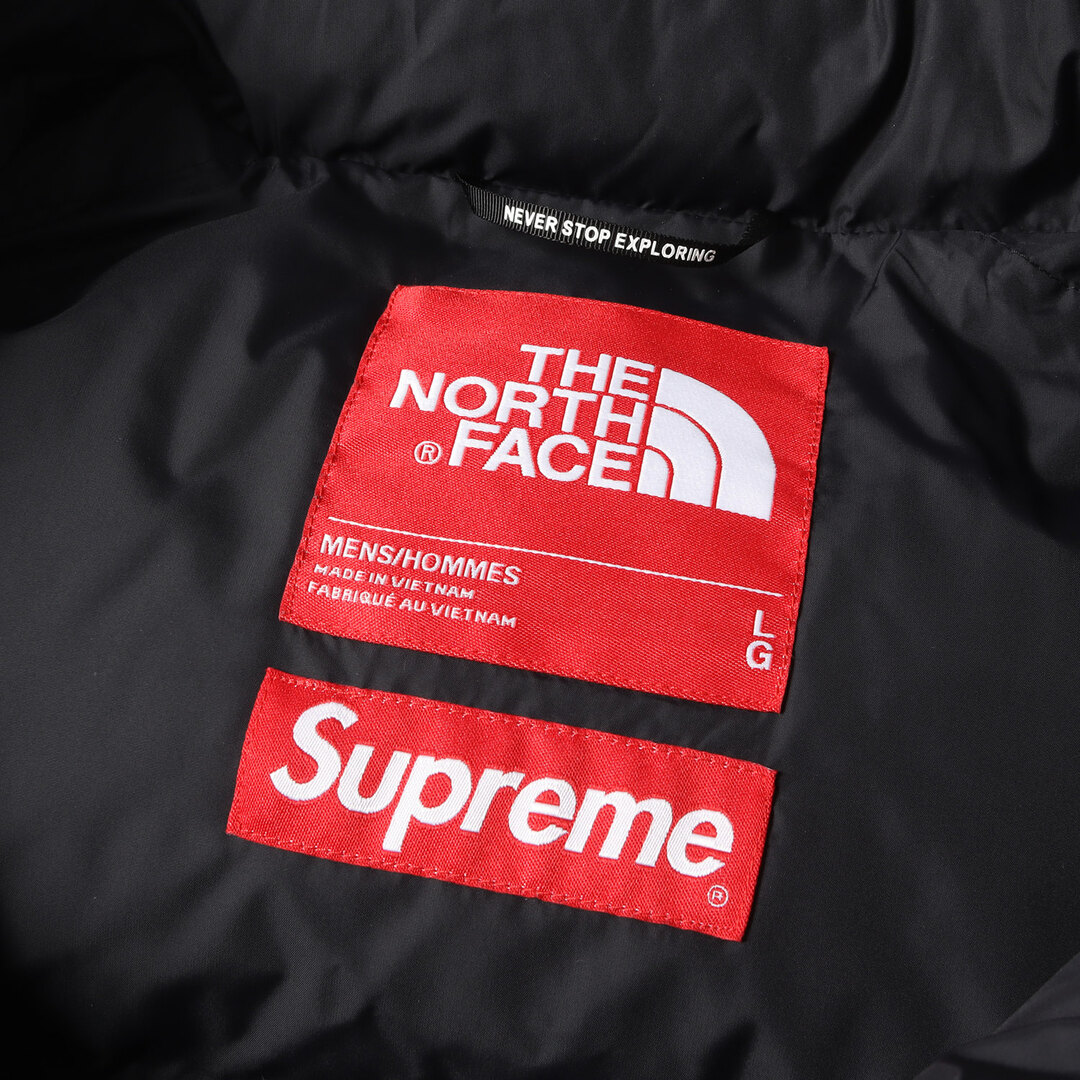 SUPREME シュプリーム ×THE NORTH FACE ノースフェイス 21SS Studded Nuptse Vest スタッズ ヌプシ ダウン ベスト ジャケット ブラック