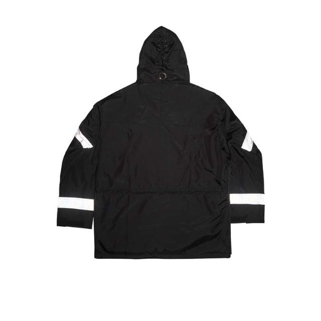 VETEMENTS 19SS Black Mask Hooded Parka clinicskin.com.br