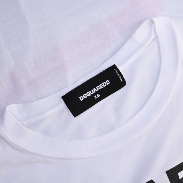 DSQUARED2 コットン プリント ロングスリーブ Tシャツ