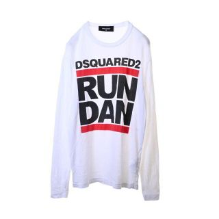 DSQUARED2 コットン プリント ロングスリーブ Tシャツ