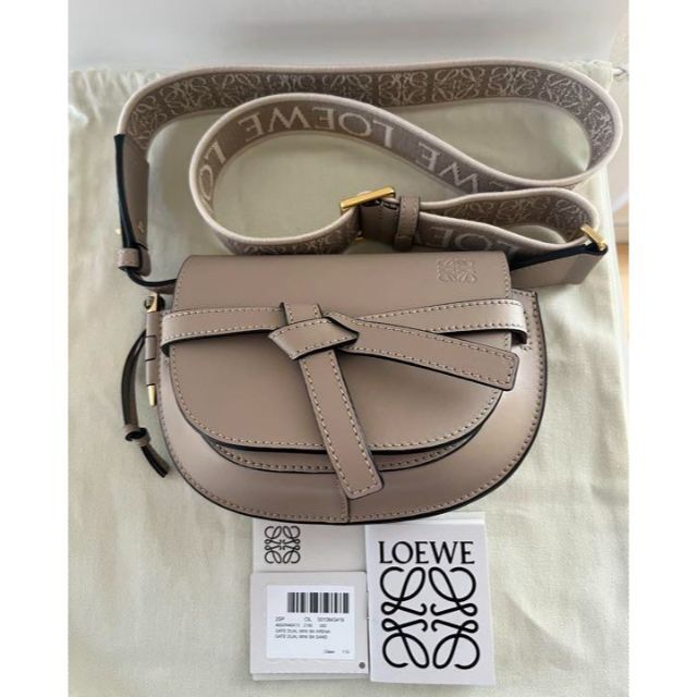 LOEWE - LOEWE ロエベ ゲートデュアルバッグミニ サンドの通販 by R&